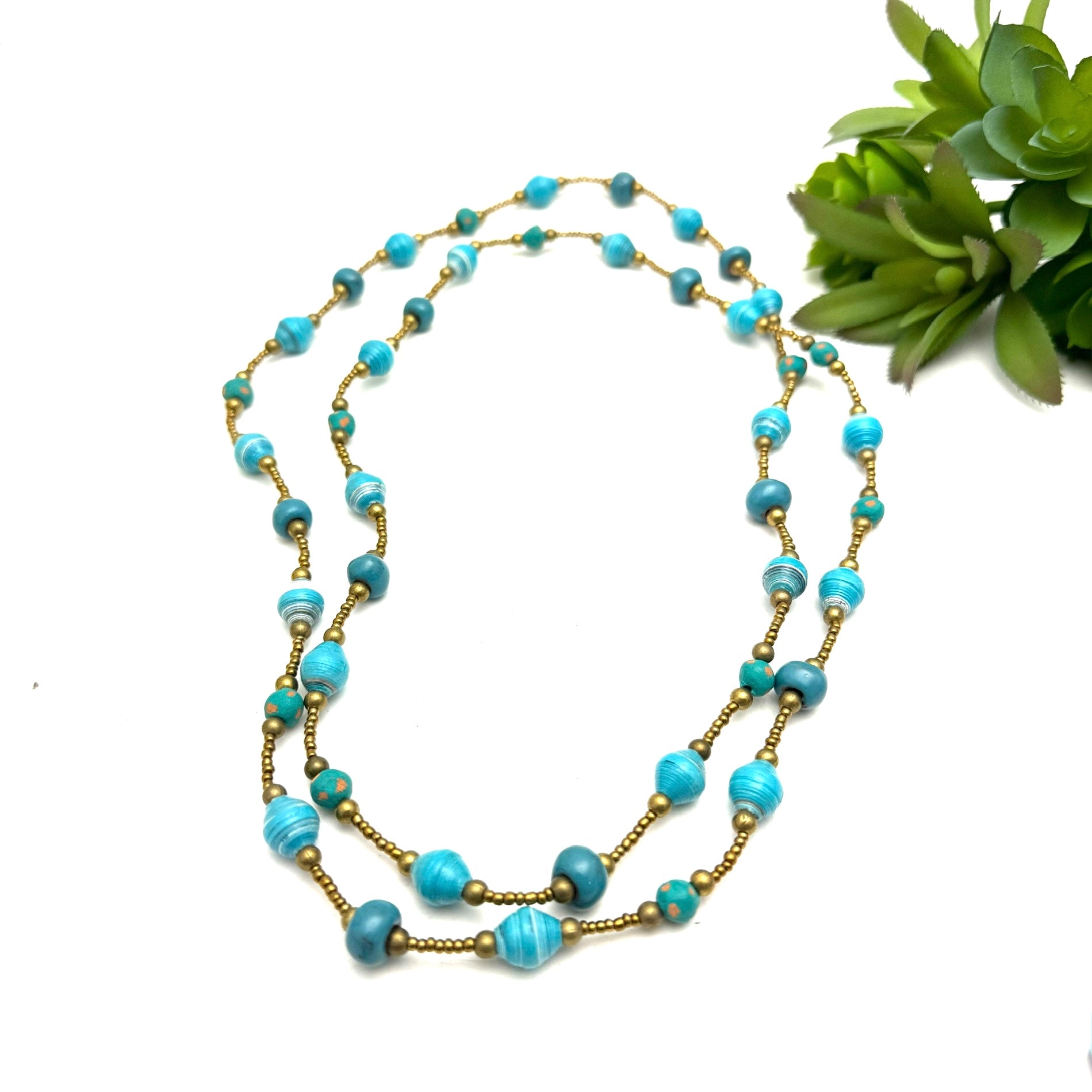 Haitian Signature Necklace - Turquoise