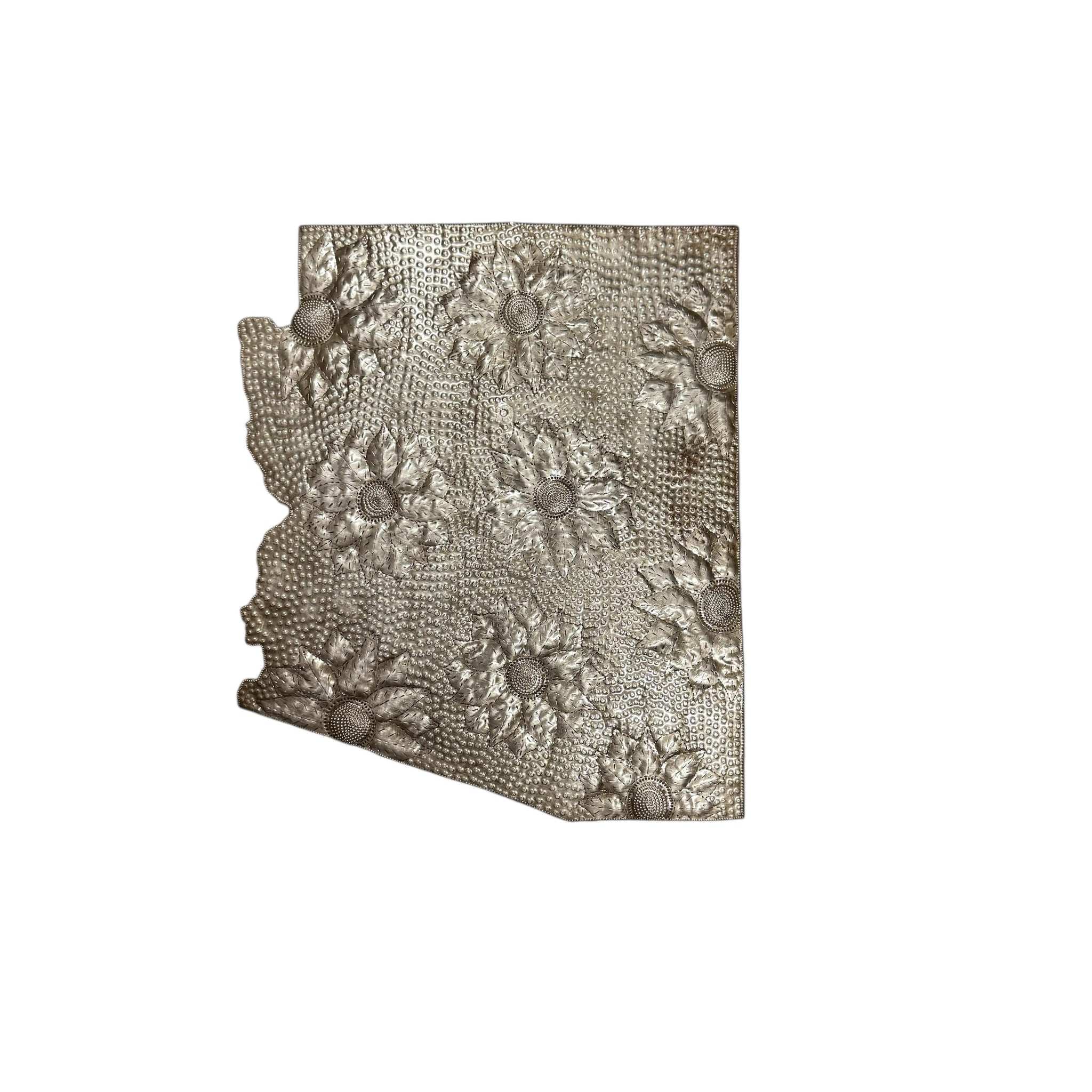Arizona Floral Metal Art